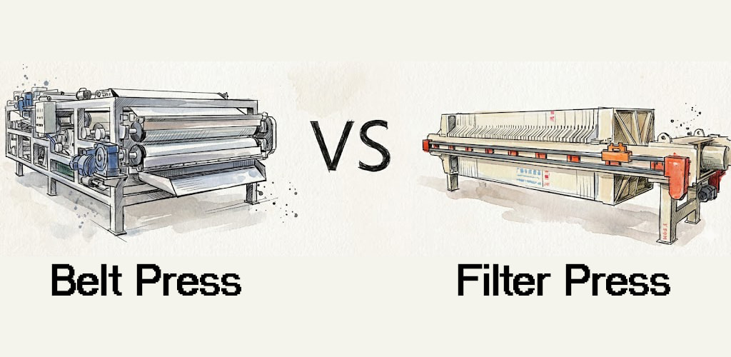 belt press vs filter press