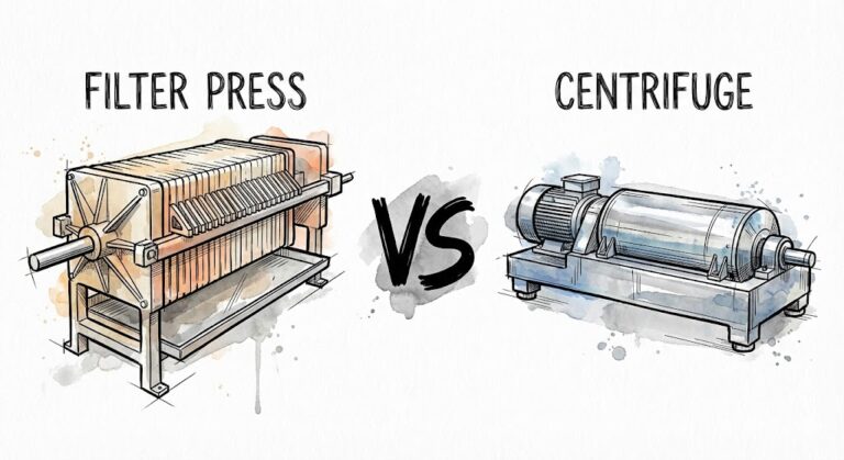 filtropressa vs centrifuga