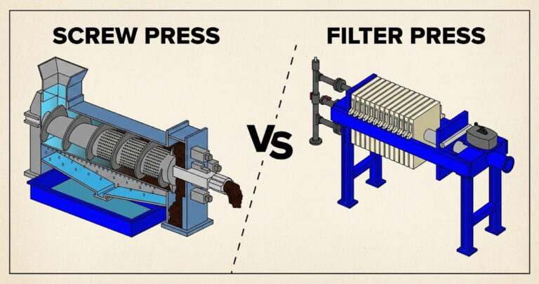 pressa a vite vs filtro pressa