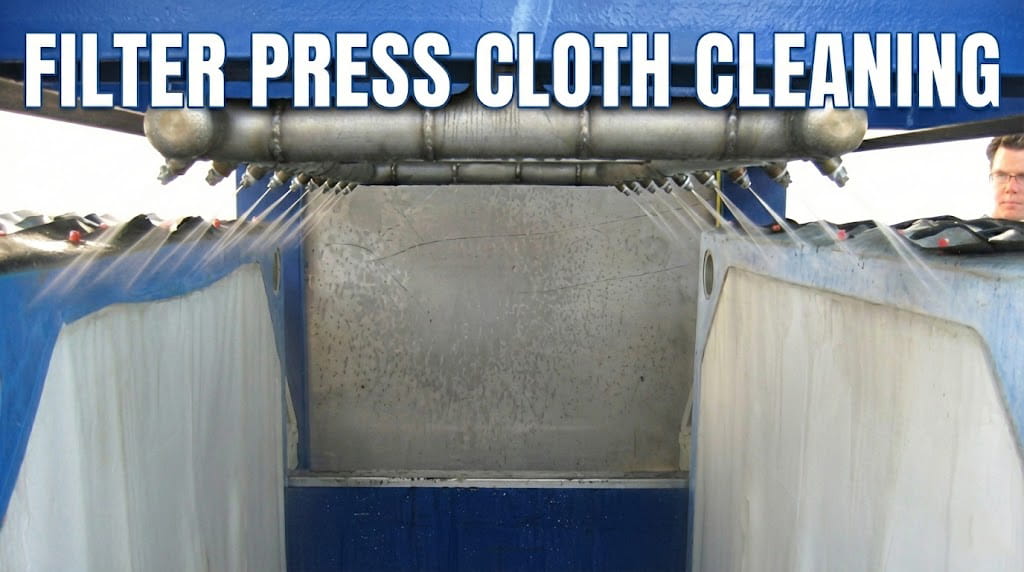 filter press cloth cleaning